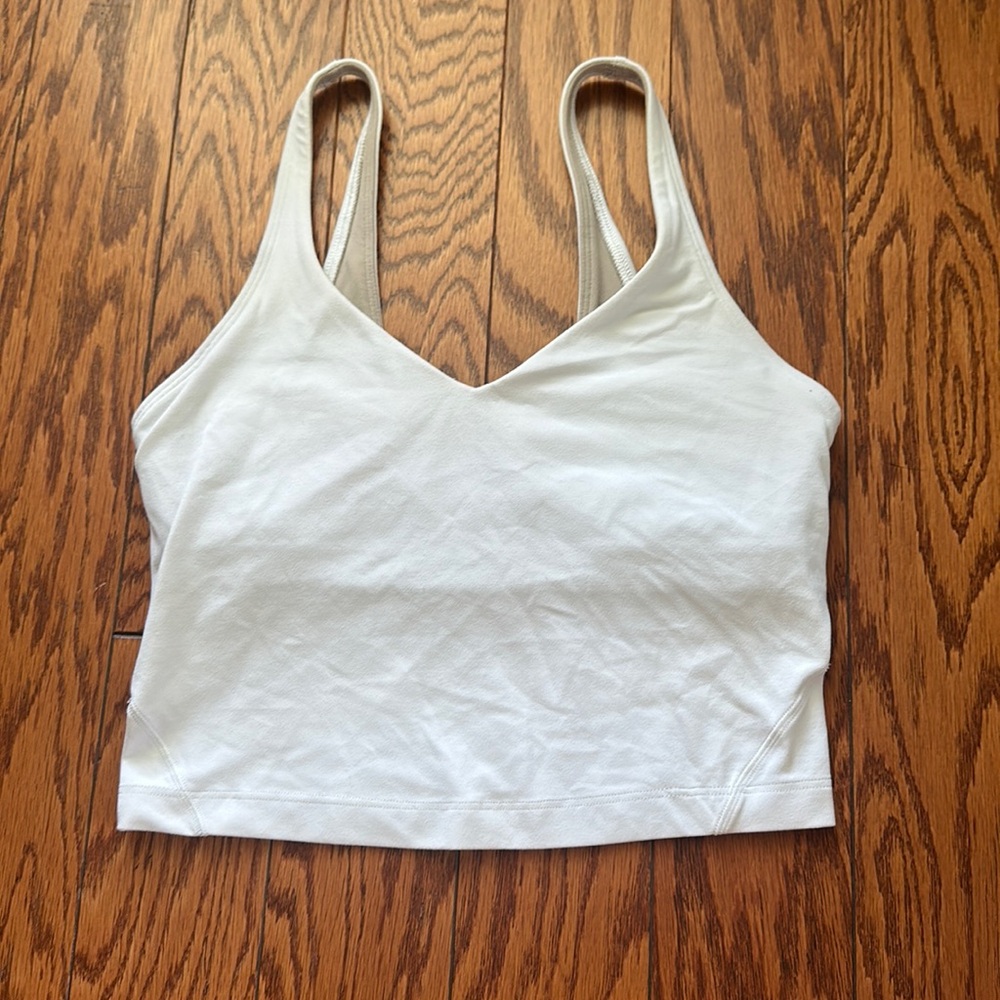 Lulu Align Tank Top in White
